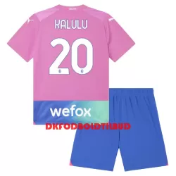 AC Milan Kalulu 20 Fodboldtrøje Børn Tredje 23/24