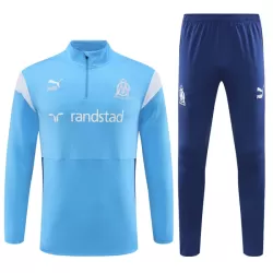 Olympique Marseille Trænings sweatshirt sæt Herre 23/24 Blå