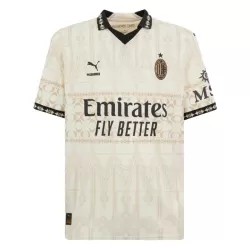 AC Milan Rafael Leao 10 Fodboldtrøje Børn Fjerde 23/24 Hvid