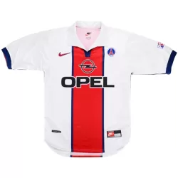 Paris Saint-Germain 1998-99 Fodboldtrøje Herre Udebane Retro Paris Saint-Germain 1998-99 Fodboldtrøje Herre Udebane Retro