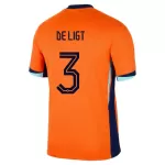 Holland De Ligt 3 Fodboldtrøje Herre Hjemmebane EM 2024