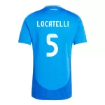 Italien Manuel Locatelli 5 Fodboldtrøje Herre Hjemmebane EM 2024