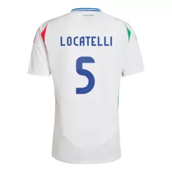 Italien Manuel Locatelli 5 Fodboldtrøje Herre Udebane EM 2024