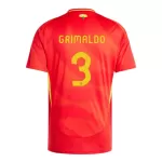 Spanien Alejandro Grimaldo 3 Fodboldtrøje Herre Hjemmebane EM 2024