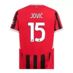 AC Milan Jovic 15 Fodboldtrøje Herre Hjemmebane 24/25