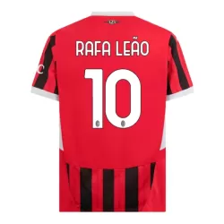 AC Milan Rafael Leao 10 Fodboldtrøje Herre Hjemmebane 24/25