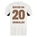 Bayer Leverkusen Alejandro Grimaldo 20 Fodboldtrøje Herre Udebane 24/25