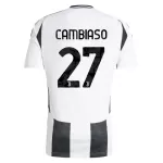 Juventus Cambiaso 27 Fodboldtrøje Herre Hjemmebane 24/25