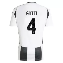Juventus Gatti 4 Fodboldtrøje Herre Hjemmebane 24/25