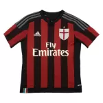 AC Milan 2015-16 Fodboldtrøje Herre Hjemmebane Retro