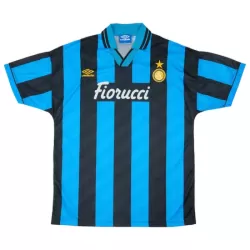 Inter Milan 1994-95 Fodboldtrøje Herre Hjemmebane Retro Inter Milan 1994-95 Fodboldtrøje Herre Hjemmebane Retro