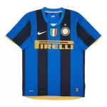 Inter Milan 2008-09 Fodboldtrøje Herre Hjemmebane Retro