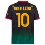 AC Milan Rafael Leao 10 Fodboldtrøje Herre Fjerde 24/25