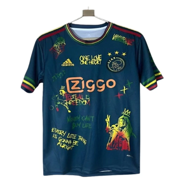 Ajax x Bob Marley Fodboldtrøje Herre 24/25 Navy Ajax x Bob Marley Fodboldtrøje Herre 24/25 Navy