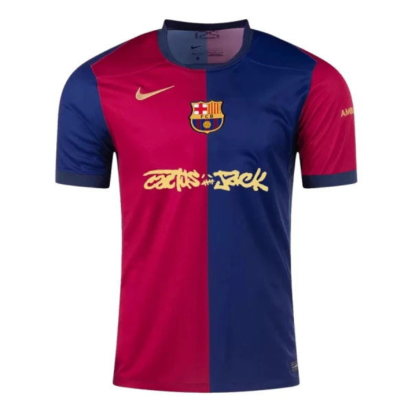 FC Barcelona x Travis Scott Fodboldtrøje Herre Hjemmebane 24/25 FC Barcelona x Travis Scott Fodboldtrøje Herre Hjemmebane 24/25