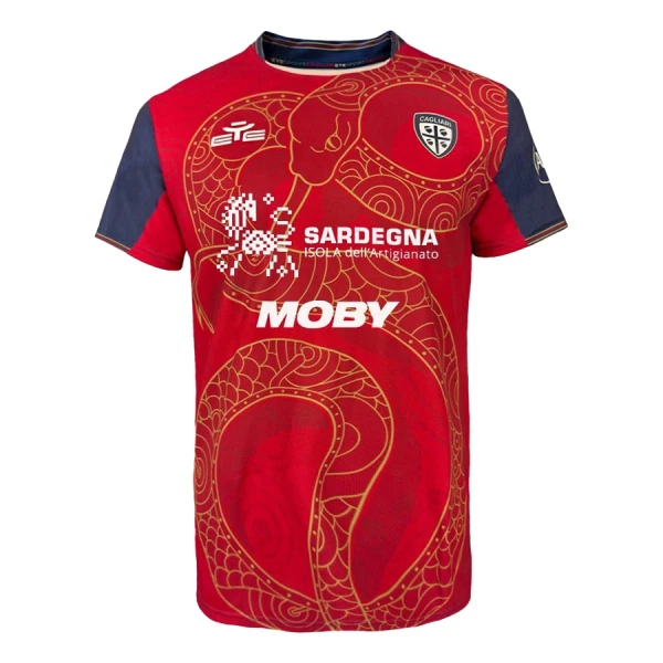 Cagliari Calcio Fodboldtrøje Herre 24/25 Speciel Cagliari Calcio Fodboldtrøje Herre 24/25 Speciel