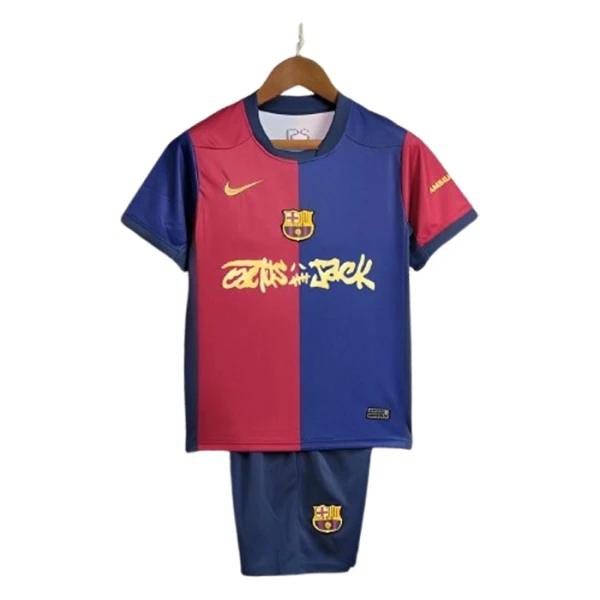 FC Barcelona x Travis Scott Fodboldtrøje Børn Hjemmebane 24/25 FC Barcelona x Travis Scott Fodboldtrøje Børn Hjemmebane 24/25