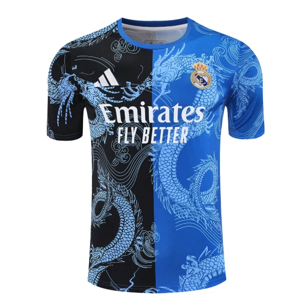 Real Madrid Dragon Fodboldtrøje Herre 24/25 Blå Real Madrid Dragon Fodboldtrøje Herre 24/25 Blå