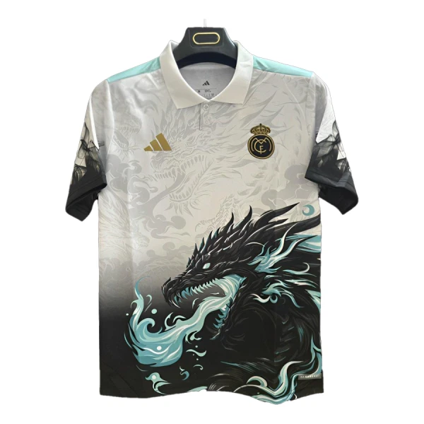 Real Madrid Dragon Fodboldtrøje Herre 25/26 Hvid