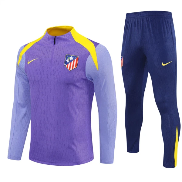 Atlético Madrid Trænings sweatshirt sæt Herre 25/26 Lilla Atlético Madrid Trænings sweatshirt sæt Herre 25/26 Lilla