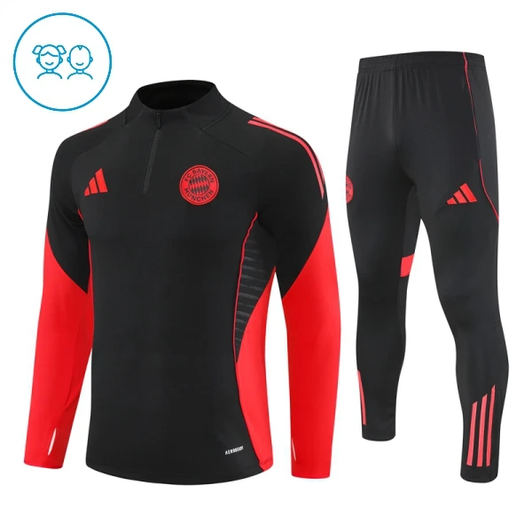 FC Bayern München Trænings sweatshirt sæt Børn 25/26 Sort FC Bayern München Trænings sweatshirt sæt Børn 25/26 Sort