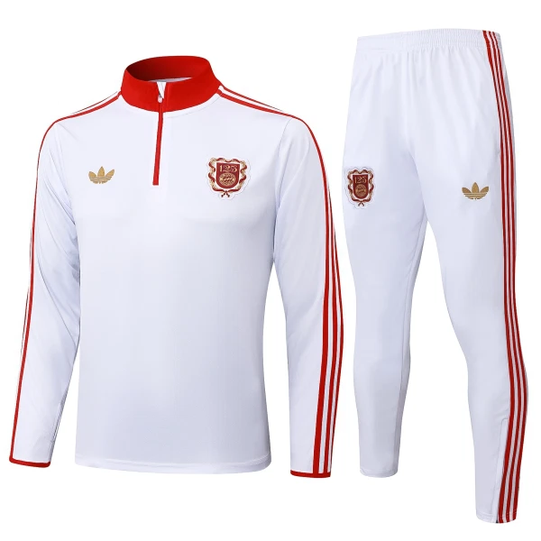 FC Bayern München Trænings sweatshirt sæt Herre 24/25 Hvid FC Bayern München Trænings sweatshirt sæt Herre 24/25 Hvid