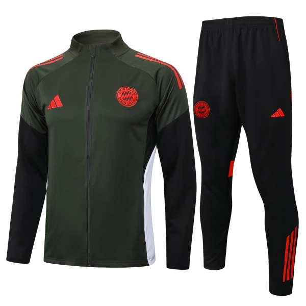 FC Bayern München Trænings sweatshirt sæt Herre 25/26 Grøn FC Bayern München Trænings sweatshirt sæt Herre 25/26 Grøn
