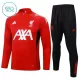 Liverpool Trænings sweatshirt sæt Børn 24/25 Rød Liverpool Trænings sweatshirt sæt Børn 24/25 Rød