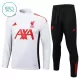Liverpool Trænings sweatshirt sæt Børn 25/26 Hvid Liverpool Trænings sweatshirt sæt Børn 25/26 Hvid