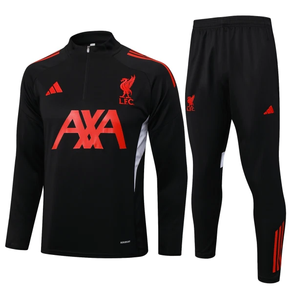 Liverpool Trænings sweatshirt sæt Herre 24/25 Sort