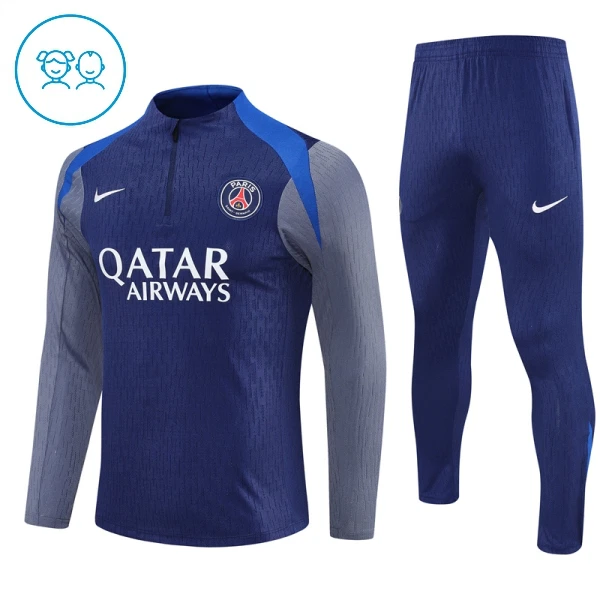 Paris Saint-Germain Trænings sweatshirt sæt Børn 25/26 Navy Paris Saint-Germain Trænings sweatshirt sæt Børn 25/26 Navy