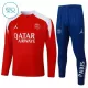 Paris Saint-Germain Trænings sweatshirt sæt Børn 25/26 Rød Paris Saint-Germain Trænings sweatshirt sæt Børn 25/26 Rød