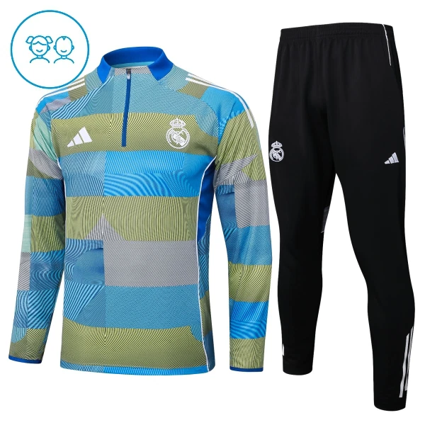 Real Madrid Trænings sweatshirt sæt Børn 25/26 Real Madrid Trænings sweatshirt sæt Børn 25/26