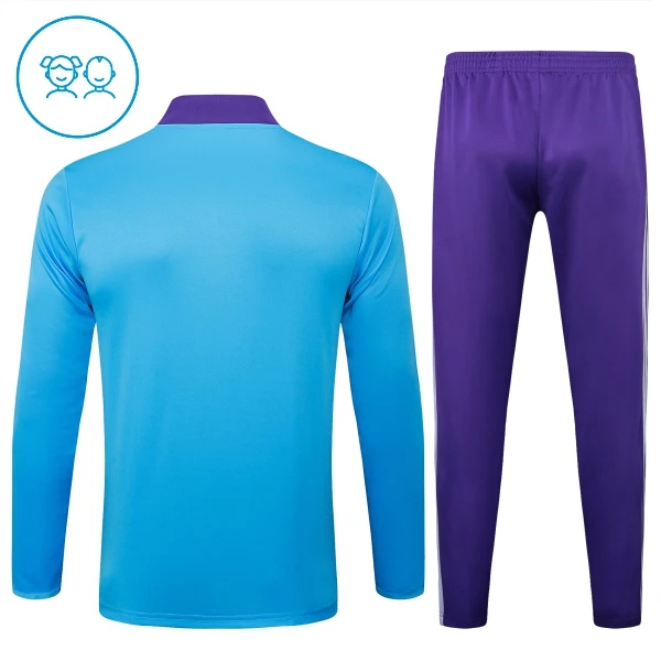 Real Madrid Trænings sweatshirt sæt Børn 25/26 Blå
