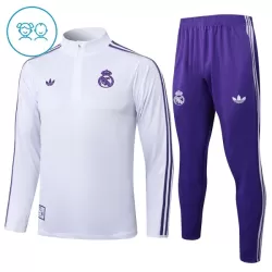 Real Madrid Trænings sweatshirt sæt Børn 25/26 Hvid