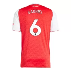 Arsenal Gabriel 6 Fodboldtrøje Herre Hjemmebane 25/26