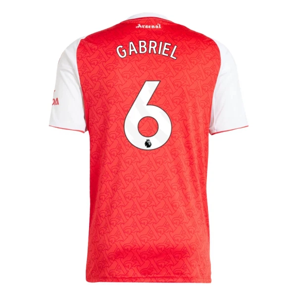 Arsenal Gabriel 6 Fodboldtrøje Herre Hjemmebane 25/26 Arsenal Gabriel 6 Fodboldtrøje Herre Hjemmebane 25/26