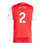 Arsenal Saliba 2 Fodboldtrøje Herre Hjemmebane 25/26