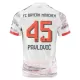 FC Bayern München Aleksandar Pavlovic 45 Fodboldtrøje Herre Udebane 25/26 FC Bayern München Aleksandar Pavlovic 45 Fodboldtrøje Herre Udebane 25/26