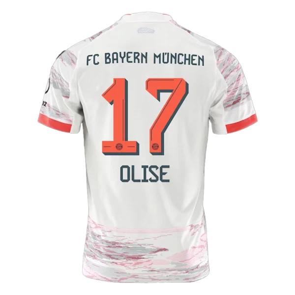 FC Bayern München Olise 17 Fodboldtrøje Herre Udebane 25/26 FC Bayern München Olise 17 Fodboldtrøje Herre Udebane 25/26