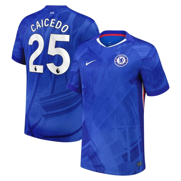 Chelsea Caicedo 25 Fodboldtrøje Herre Hjemmebane 25/26 Chelsea Caicedo 25 Fodboldtrøje Herre Hjemmebane 25/26