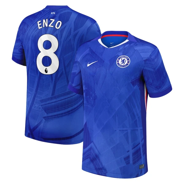 Chelsea Enzo 8 Fodboldtrøje Herre Hjemmebane 25/26 Chelsea Enzo 8 Fodboldtrøje Herre Hjemmebane 25/26
