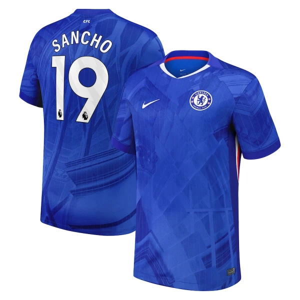 Chelsea Sancho 19 Fodboldtrøje Herre Hjemmebane 25/26 Chelsea Sancho 19 Fodboldtrøje Herre Hjemmebane 25/26