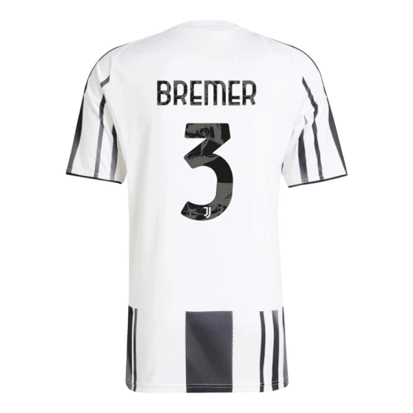 Juventus Bremer 3 Fodboldtrøje Herre Hjemmebane 25/26 Juventus Bremer 3 Fodboldtrøje Herre Hjemmebane 25/26