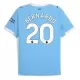 Manchester City Bernardo 20 Fodboldtrøje Herre Hjemmebane 25/26 Manchester City Bernardo 20 Fodboldtrøje Herre Hjemmebane 25/26