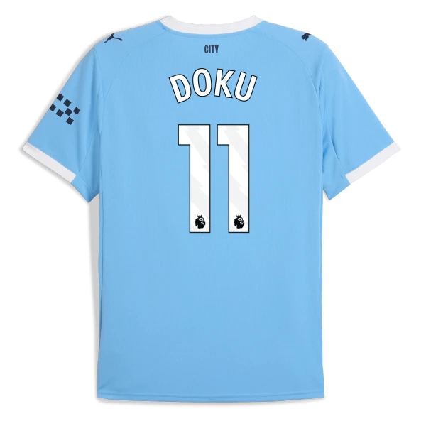Manchester City Doku 11 Fodboldtrøje Herre Hjemmebane 25/26