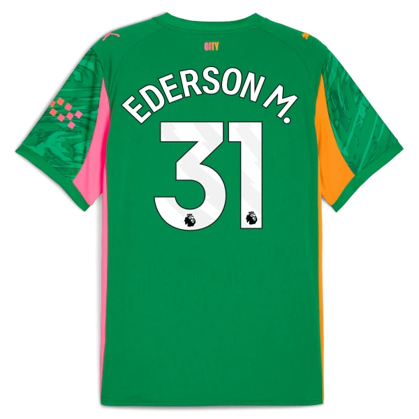 Manchester City Ederson M. 31 Målmandstrøje Herre 25/26 Grøn Manchester City Ederson M. 31 Målmandstrøje Herre 25/26 Grøn