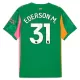 Manchester City Ederson M. 31 Målmandstrøje Herre 25/26 Grøn Manchester City Ederson M. 31 Målmandstrøje Herre 25/26 Grøn