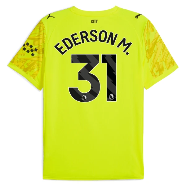 Manchester City Ederson M. 31 Målmandstrøje Herre 25/26 Gul Manchester City Ederson M. 31 Målmandstrøje Herre 25/26 Gul