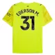 Manchester City Ederson M. 31 Målmandstrøje Herre 25/26 Gul Manchester City Ederson M. 31 Målmandstrøje Herre 25/26 Gul